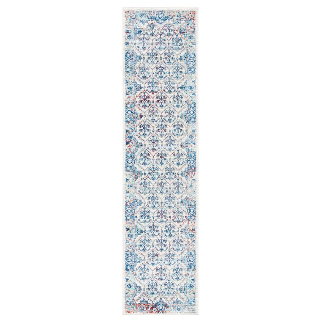 SAFAVIEH Brentwood Collection BNT869A Ivory / Blue Rug Image 1