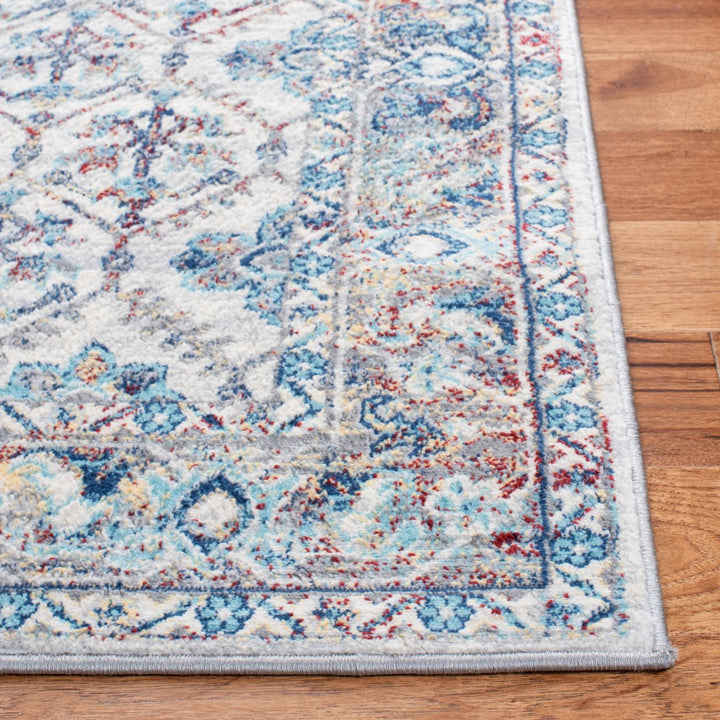 SAFAVIEH Brentwood Collection BNT869A Ivory / Blue Rug Image 6