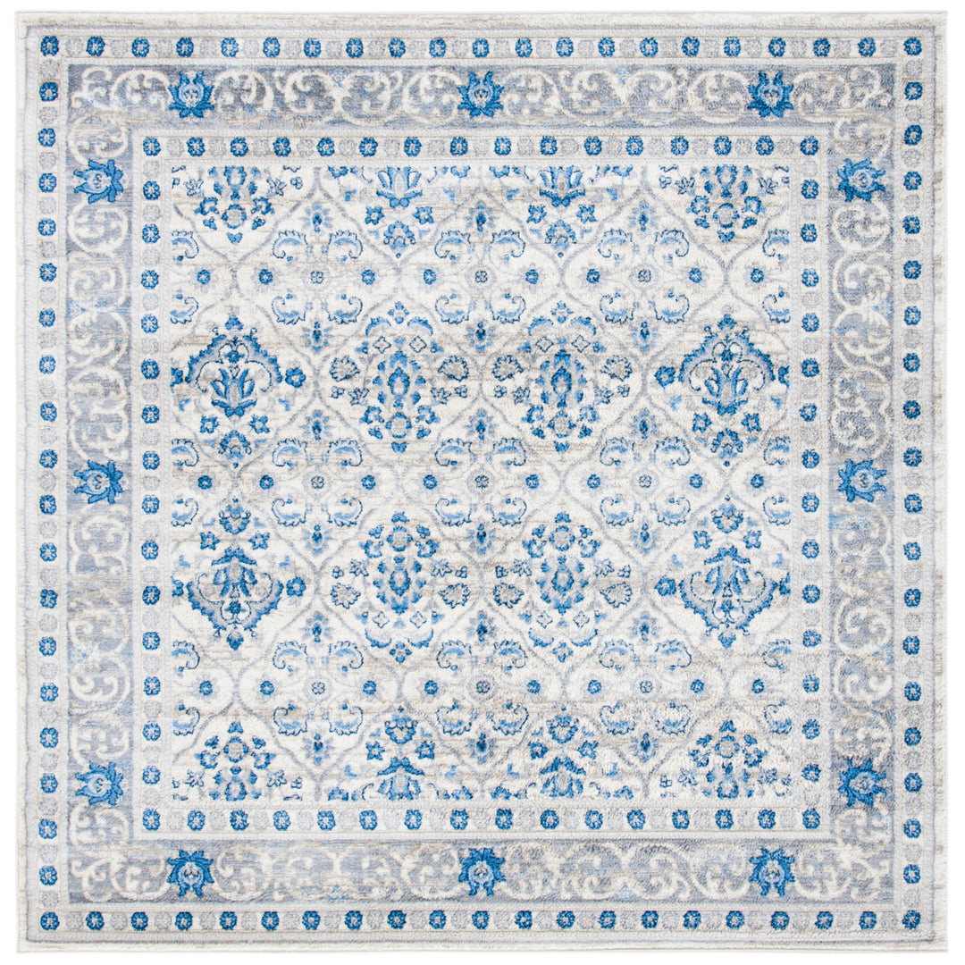 SAFAVIEH Brentwood Collection BNT870A Ivory / Blue Rug Image 9