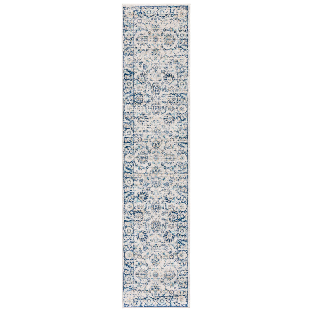 SAFAVIEH Brentwood BNT874M Blue / Light Grey Rug Image 1