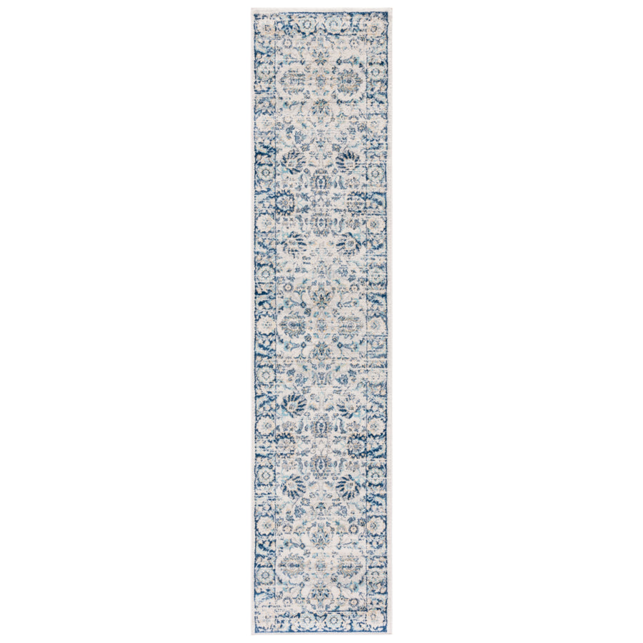 SAFAVIEH Brentwood BNT874M Blue / Light Grey Rug Image 1