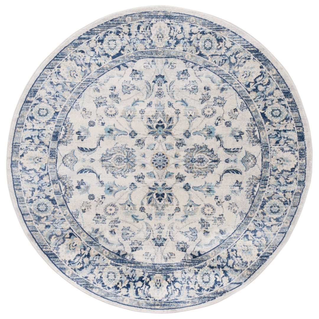 SAFAVIEH Brentwood BNT874M Blue / Light Grey Rug Image 4