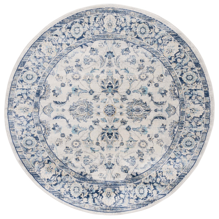 SAFAVIEH Brentwood BNT874M Blue / Light Grey Rug Image 4