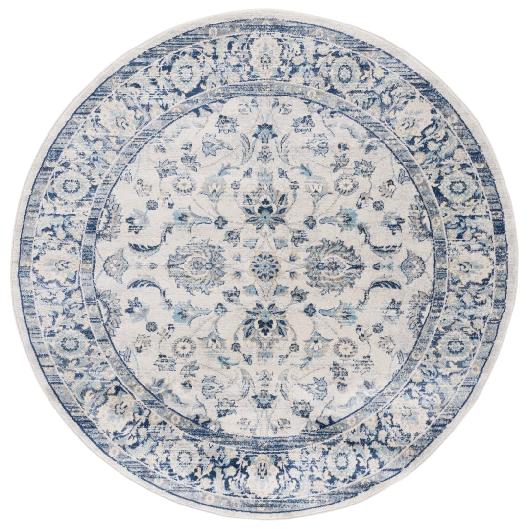 SAFAVIEH Brentwood BNT874M Blue / Light Grey Rug Image 1