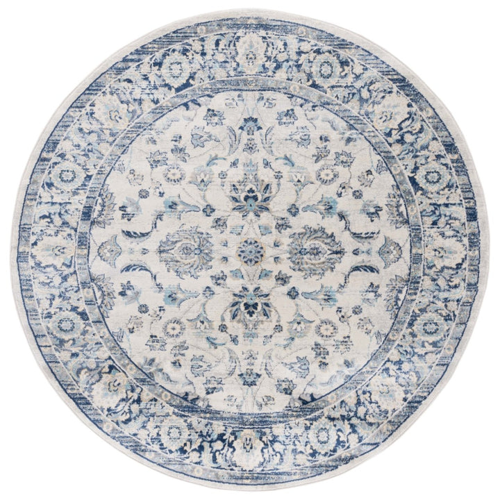 SAFAVIEH Brentwood BNT874M Blue / Light Grey Rug Image 1