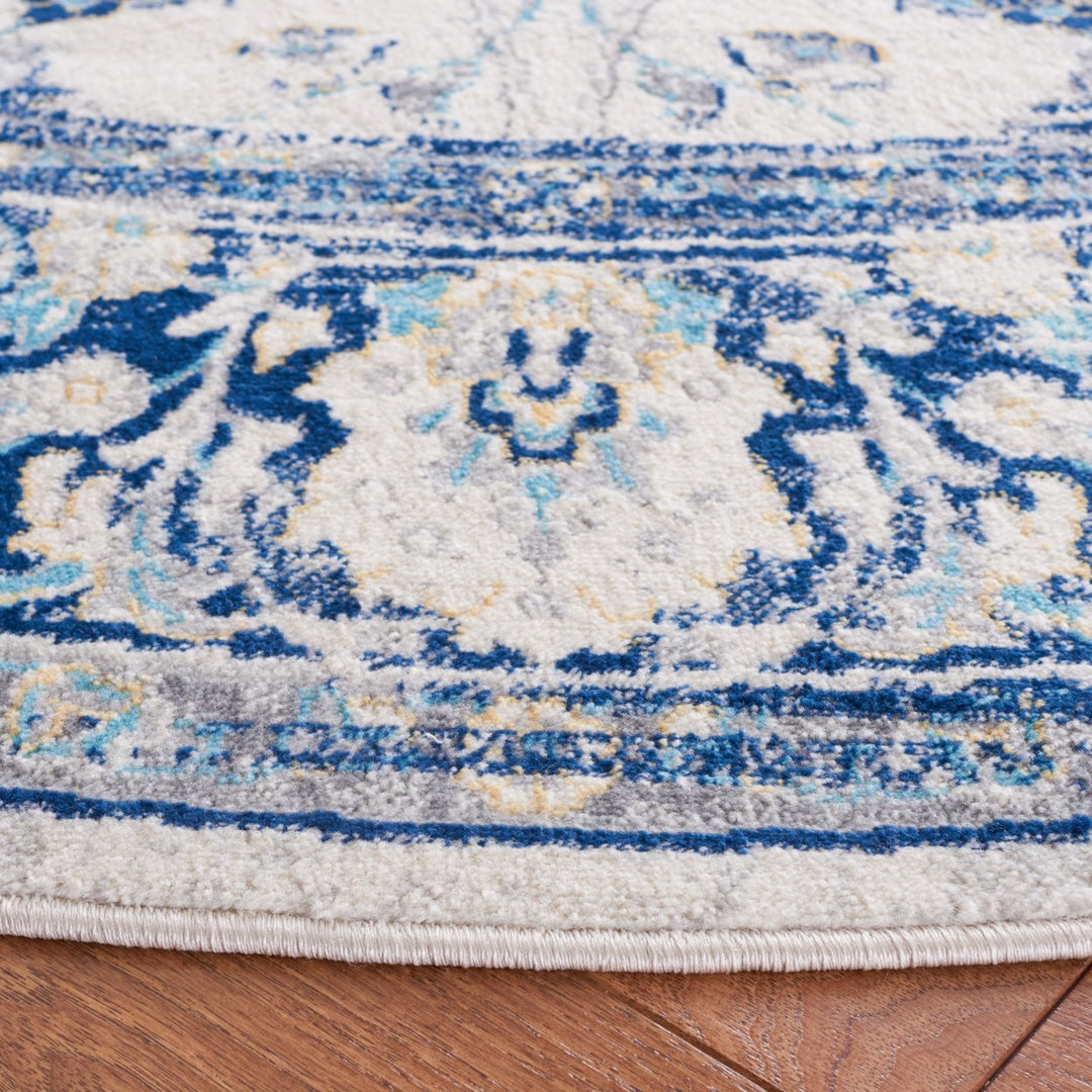 SAFAVIEH Brentwood BNT874M Blue / Light Grey Rug Image 6