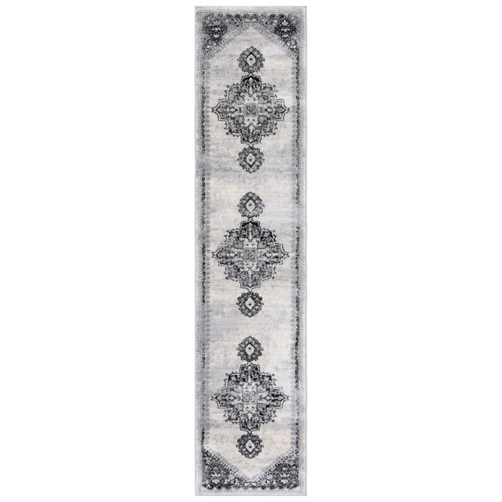 SAFAVIEH Brentwood Collection BNT885F Grey / Black Rug Image 1