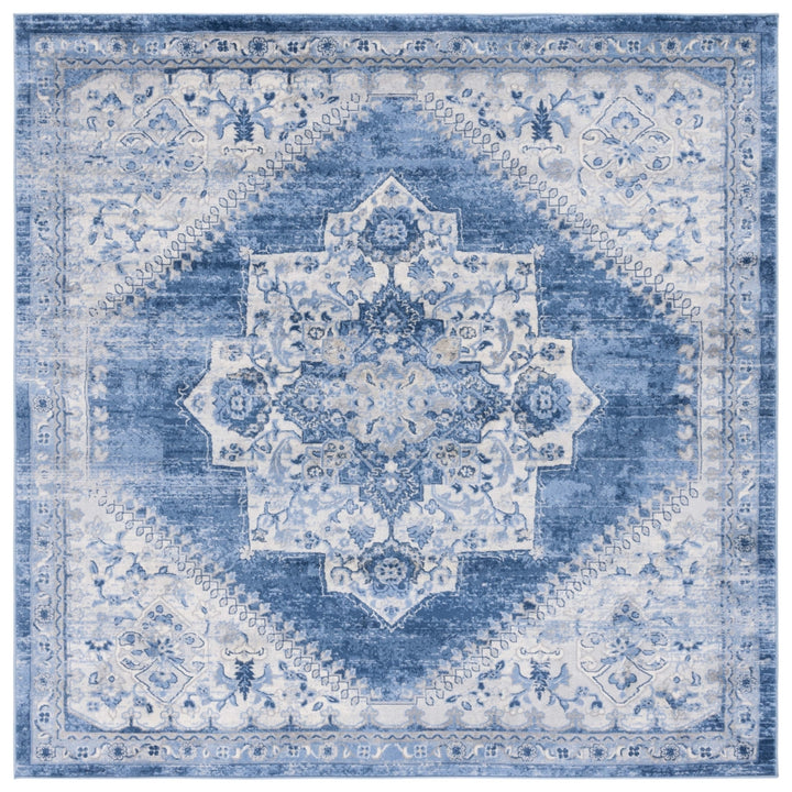 SAFAVIEH Brentwood Collection BNT885A Ivory / Blue Rug Image 4