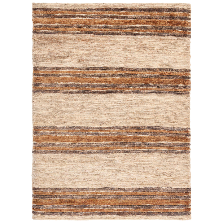 SAFAVIEH Bohemian BOH227B Hand-knotted Natural /Rust Rug Image 2