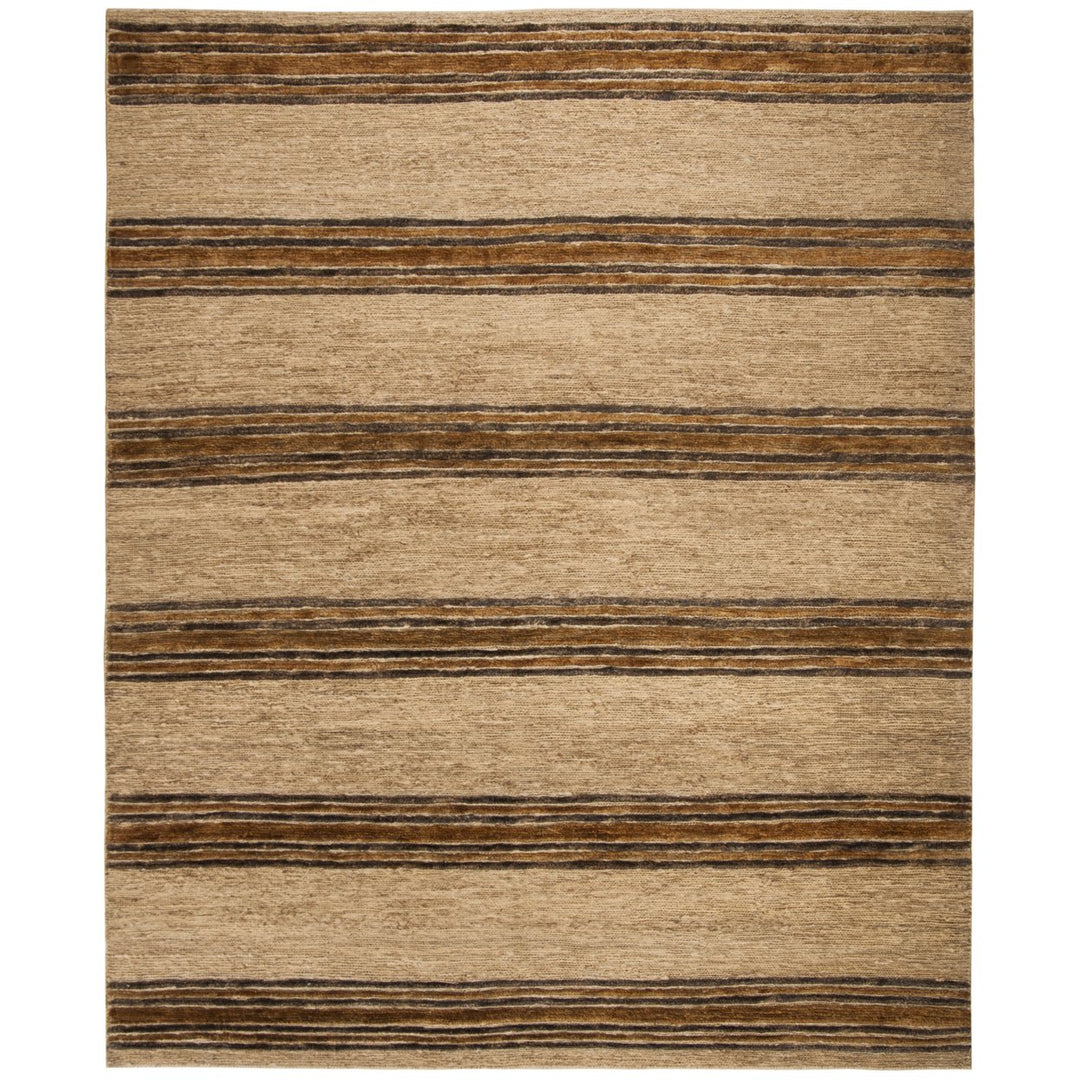 SAFAVIEH Bohemian BOH227B Hand-knotted Natural /Rust Rug Image 1