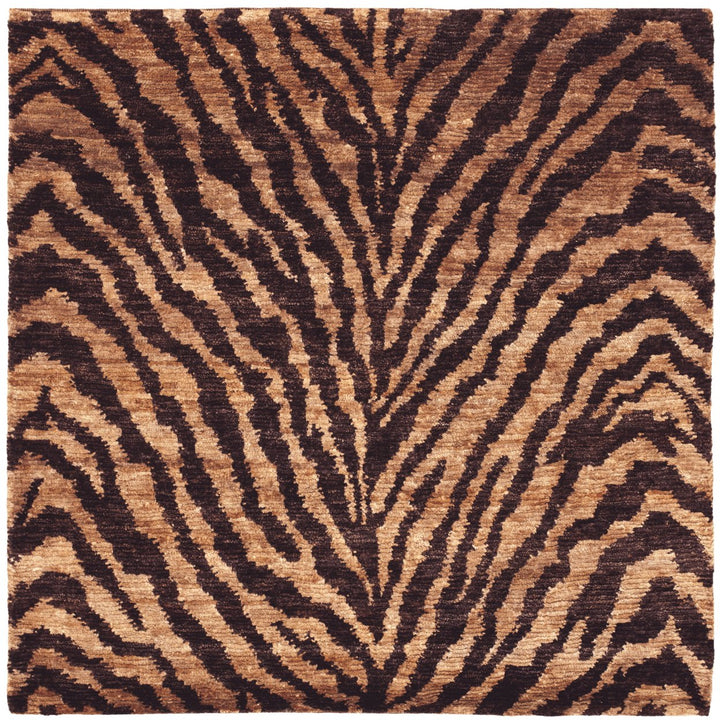 SAFAVIEH Bohemian BOH224A Natural / Black Rug Image 5