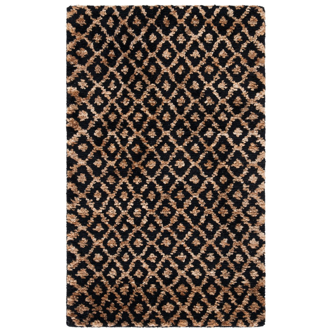 SAFAVIEH Bohemian BOH315A Handmade Black / Gold Rug Image 5