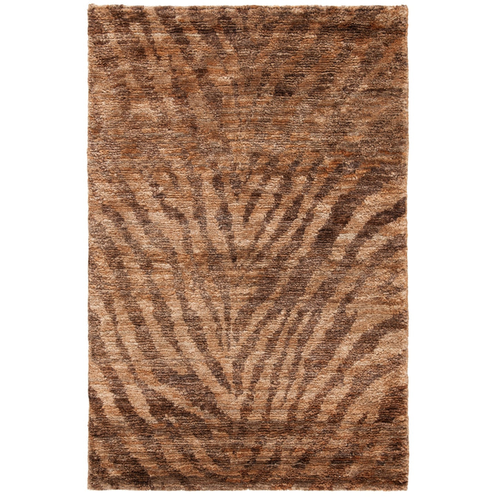 SAFAVIEH Bohemian BOH224A Natural / Black Rug Image 9