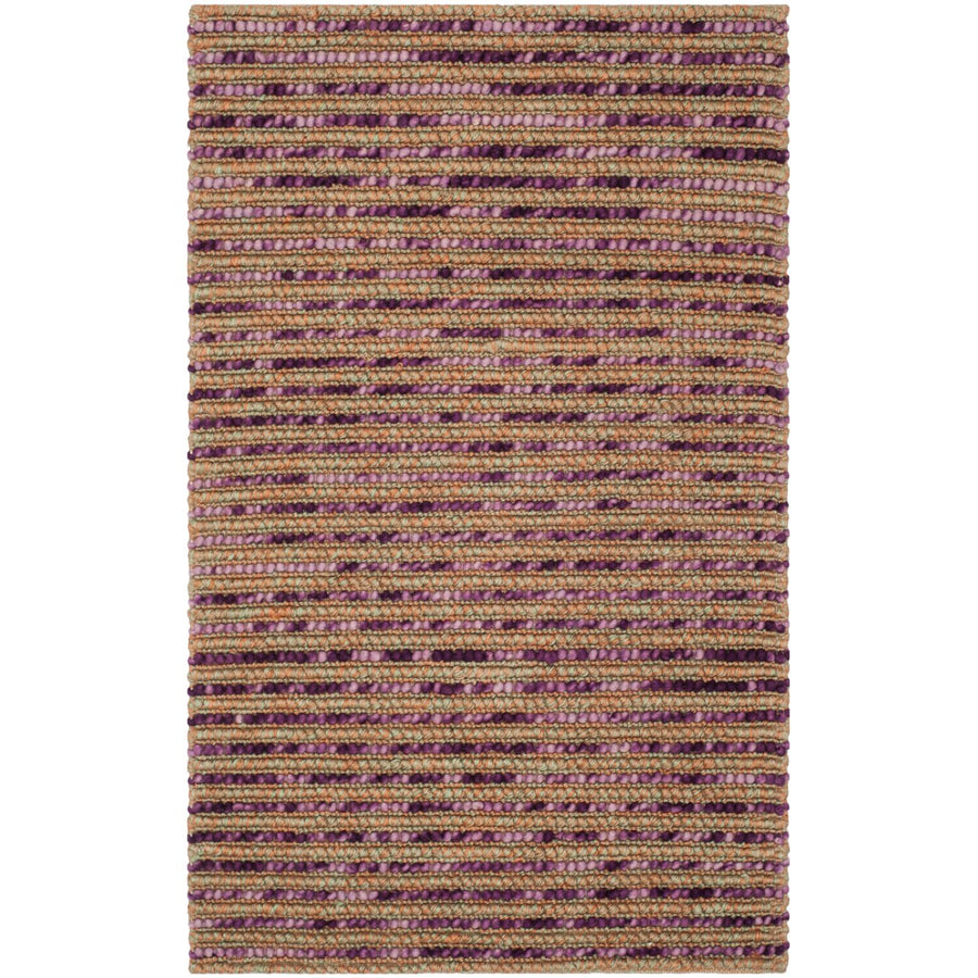 SAFAVIEH Bohemian BOH525E Handwoven Purple / Multi Rug Image 1