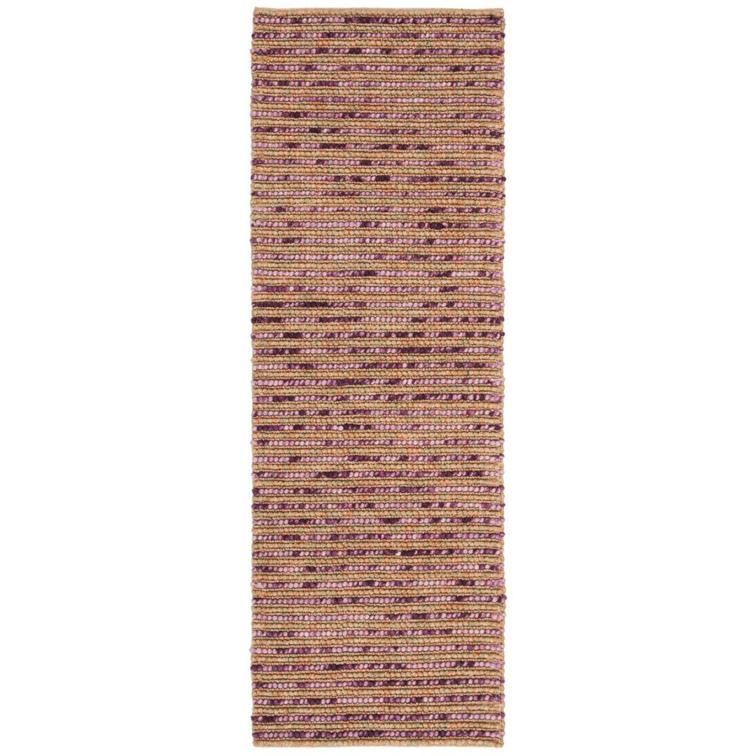 SAFAVIEH Bohemian BOH525E Handwoven Purple / Multi Rug Image 3