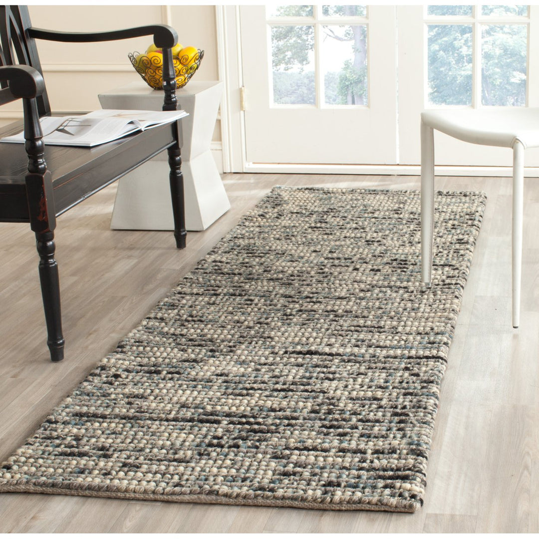 SAFAVIEH Bohemian BOH525K Handwoven Grey / Multi Rug Image 2