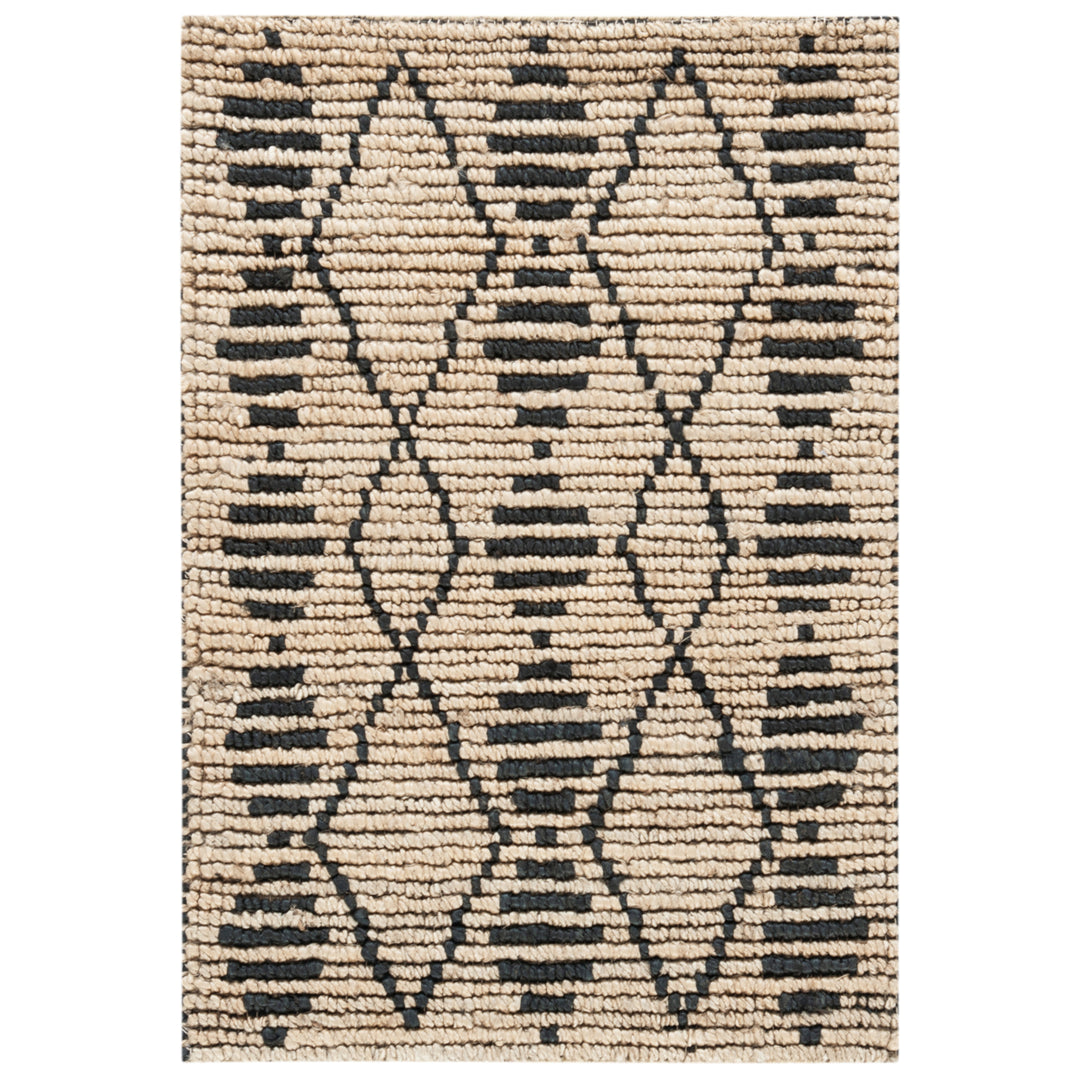 SAFAVIEH Bohemian BOH703Z Handwoven Beige / Black Rug Image 8