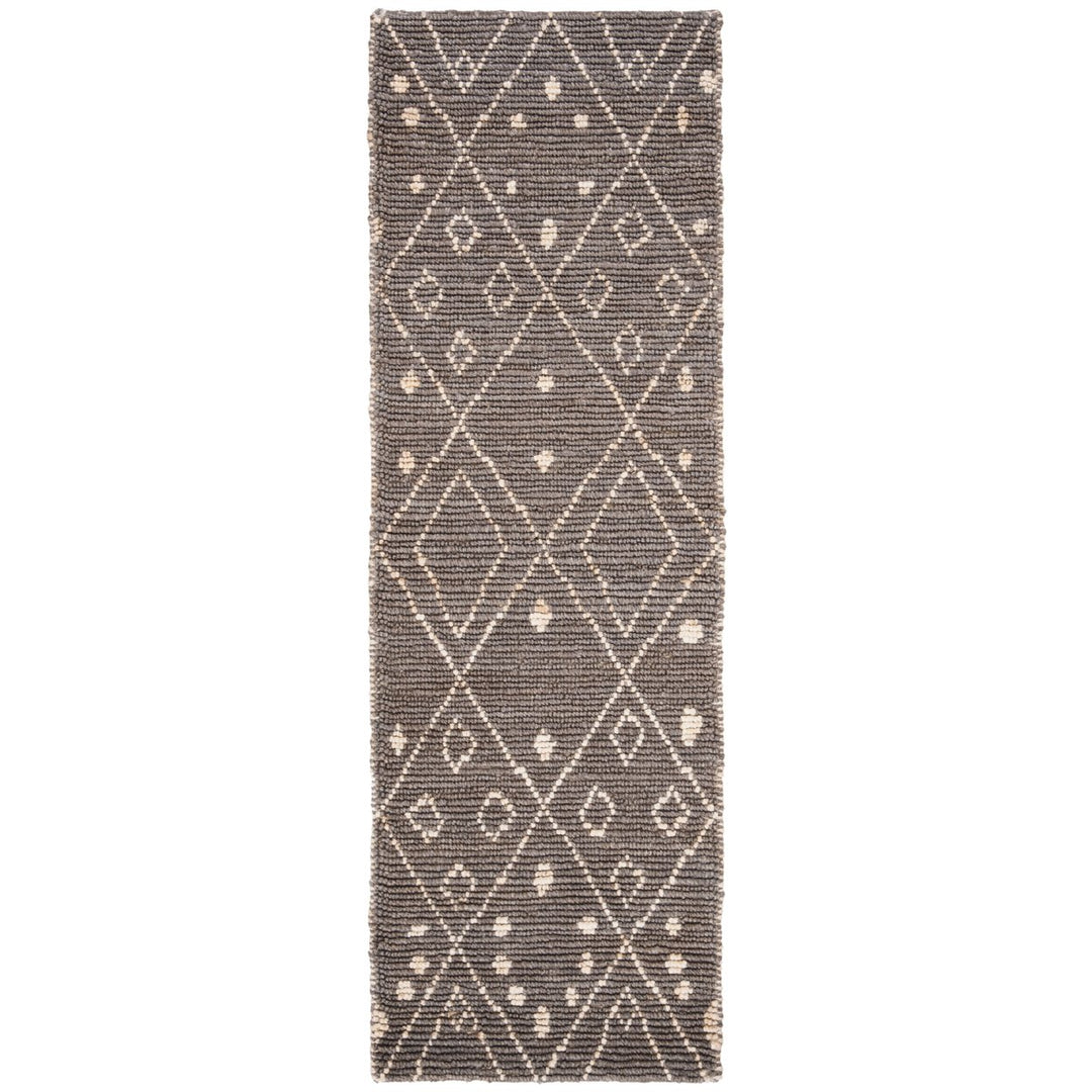 SAFAVIEH Bohemian BOH705F Handwoven Grey / White Rug Image 1