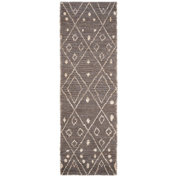 SAFAVIEH Bohemian BOH705F Handwoven Grey / White Rug Image 1