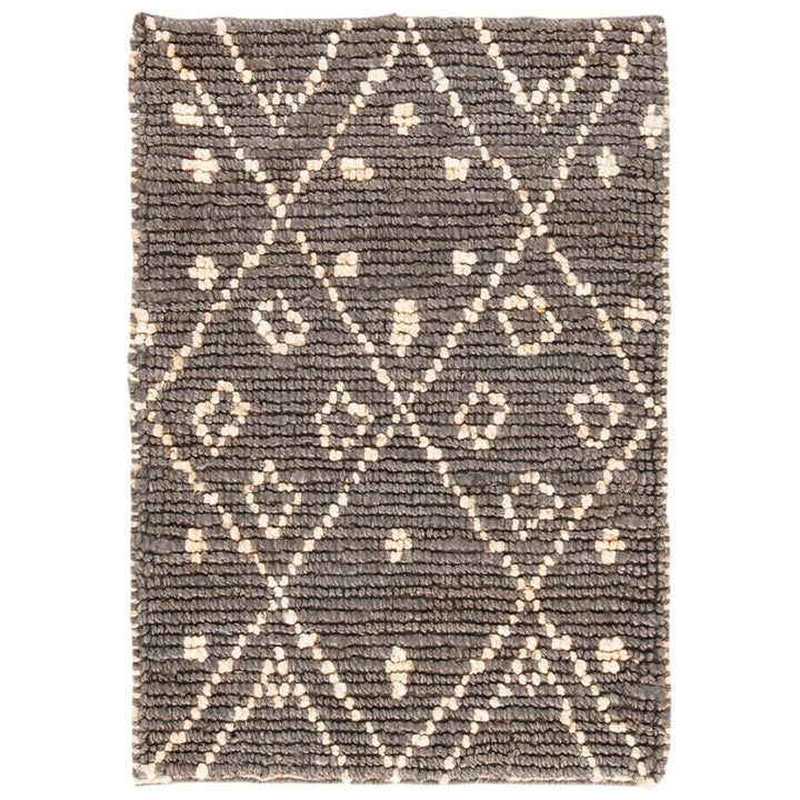 SAFAVIEH Bohemian BOH705F Handwoven Grey / White Rug Image 1