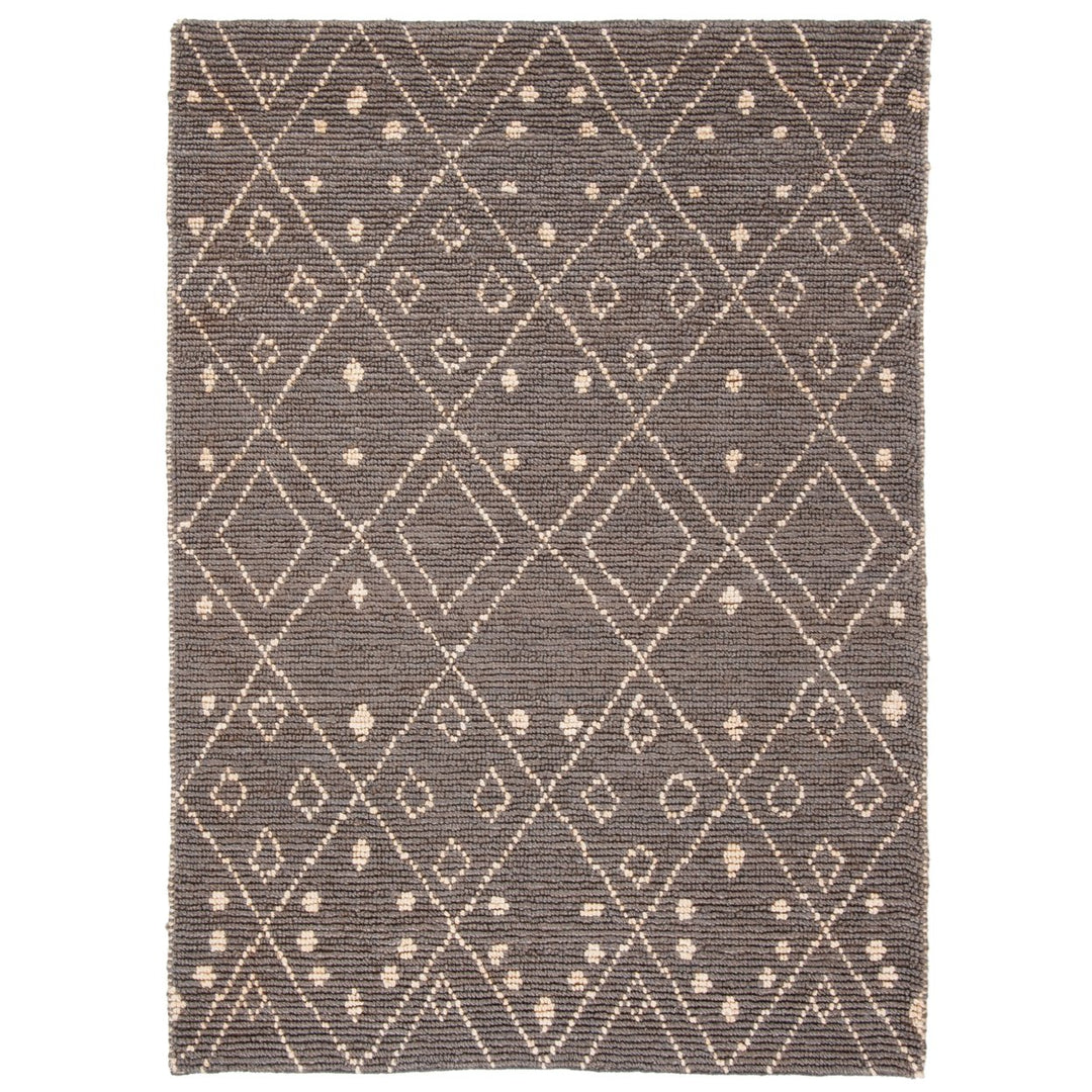 SAFAVIEH Bohemian BOH705F Handwoven Grey / White Rug Image 1