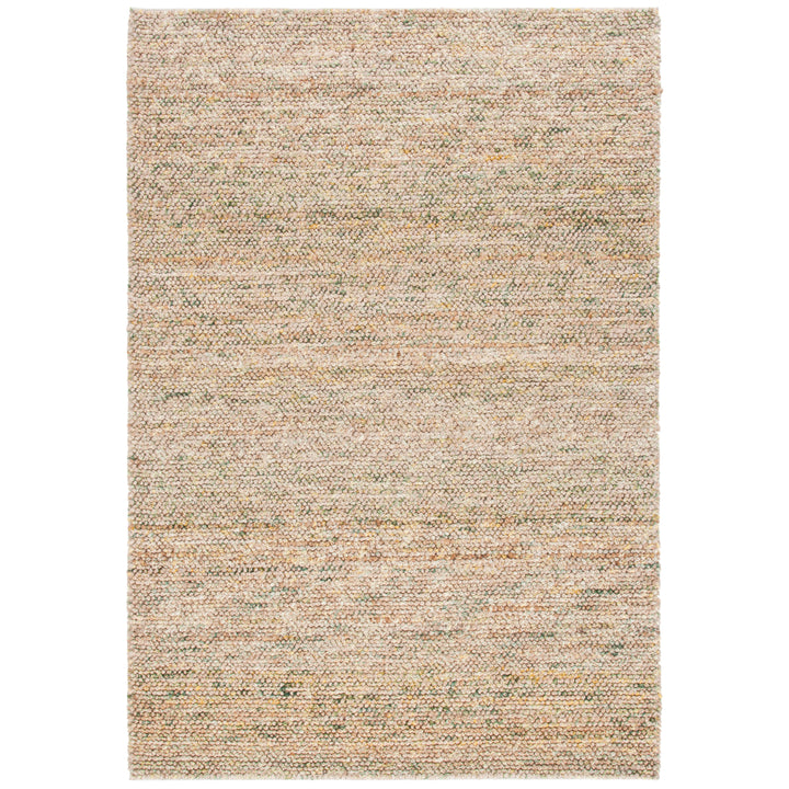 SAFAVIEH Bohemian BOH901Y Handwoven Natural / Green Rug Image 1