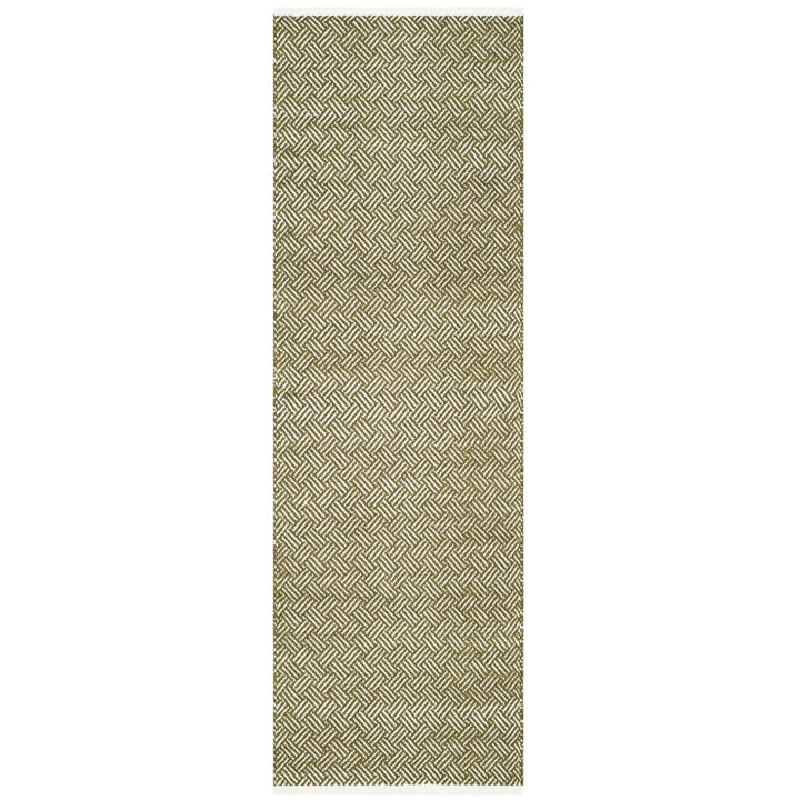 SAFAVIEH Boston Collection BOS680B Handwoven Olive Rug Image 1