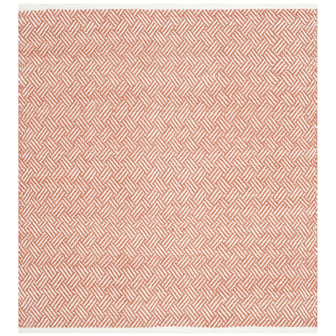 SAFAVIEH Boston Collection BOS680C Handwoven Orange Rug Image 1