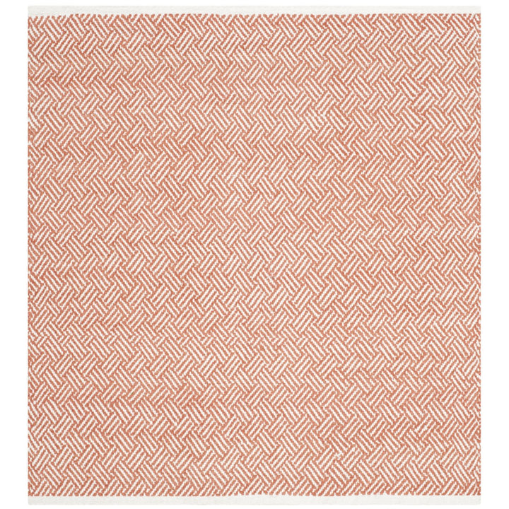 SAFAVIEH Boston Collection BOS680C Handwoven Orange Rug Image 1