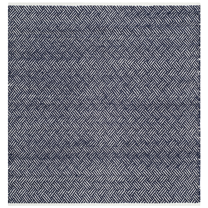 SAFAVIEH Boston Collection BOS680D Handwoven Navy Rug Image 4