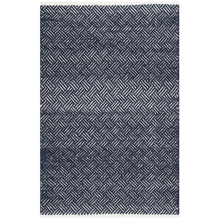 SAFAVIEH Boston Collection BOS680D Handwoven Navy Rug Image 8