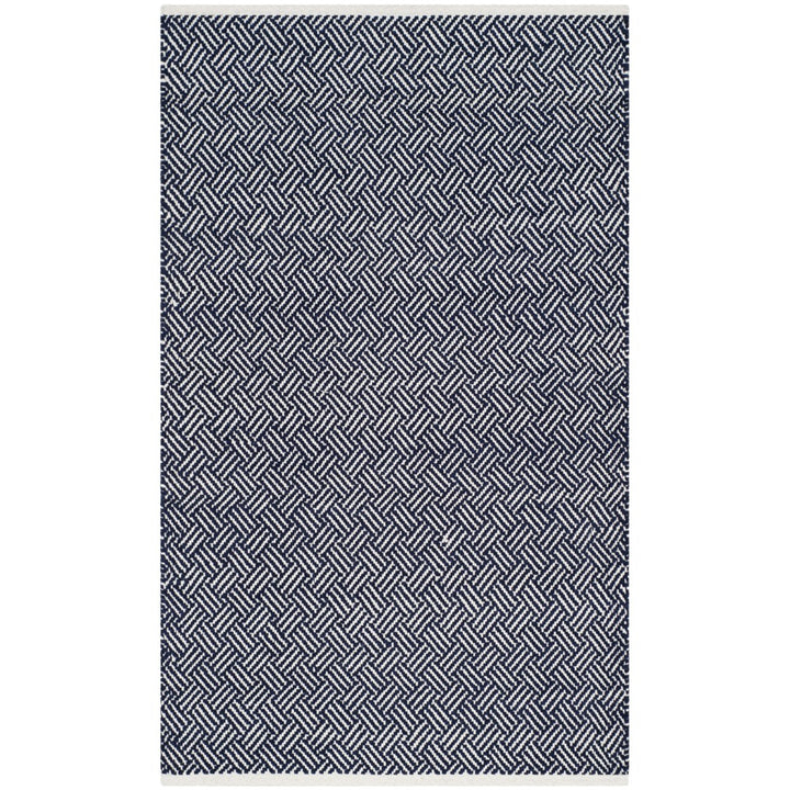 SAFAVIEH Boston Collection BOS680D Handwoven Navy Rug Image 9