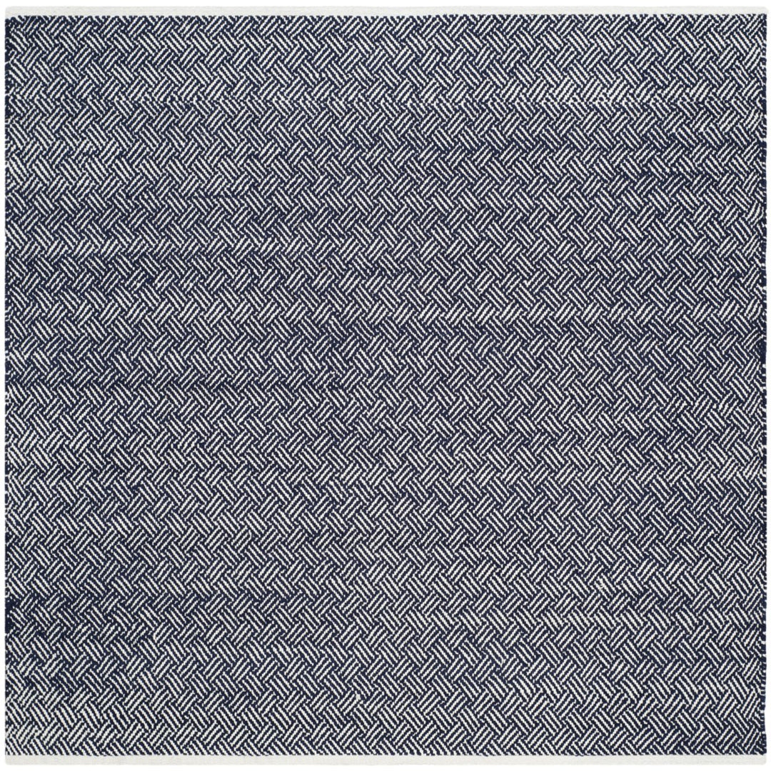 SAFAVIEH Boston Collection BOS680D Handwoven Navy Rug Image 1