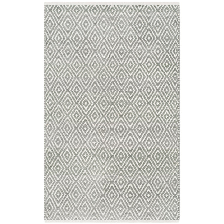 SAFAVIEH Boston Collection BOS682E Handwoven Grey Rug Image 1