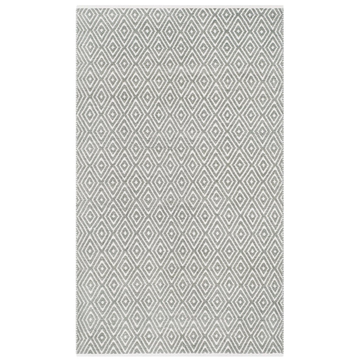 SAFAVIEH Boston Collection BOS682E Handwoven Grey Rug Image 1