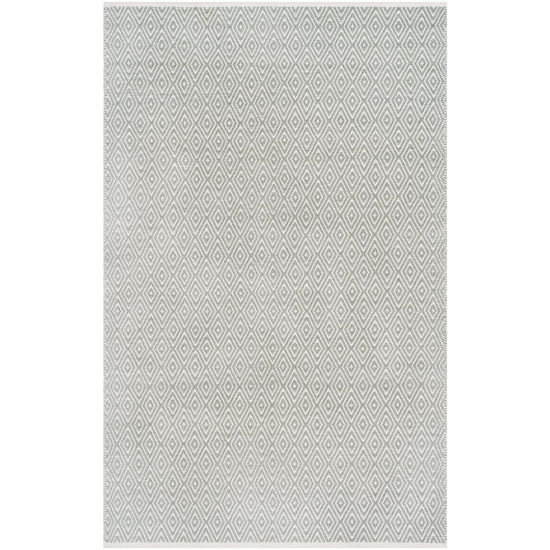 SAFAVIEH Boston Collection BOS682E Handwoven Grey Rug Image 1