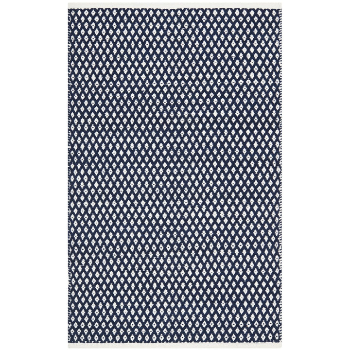 SAFAVIEH Boston Collection BOS685D Handwoven Navy Rug Image 1