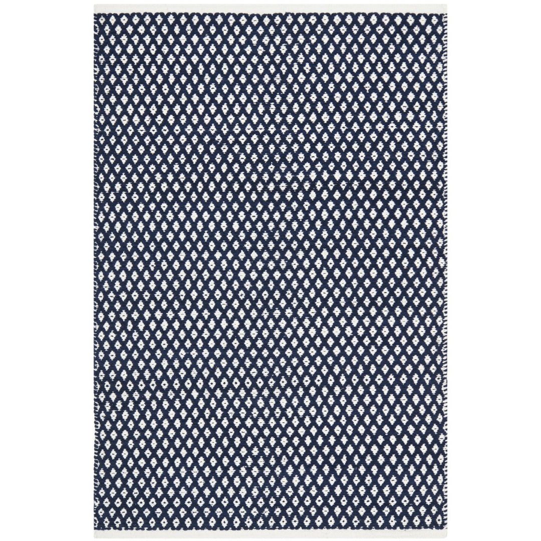 SAFAVIEH Boston Collection BOS685D Handwoven Navy Rug Image 1