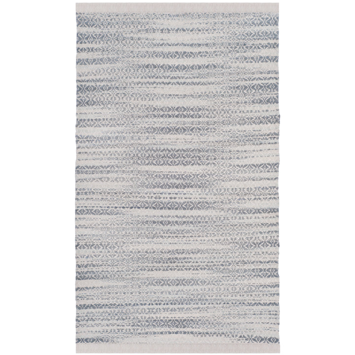 SAFAVIEH Boston BOS707A Handwoven Grey / Ivory Rug Image 7