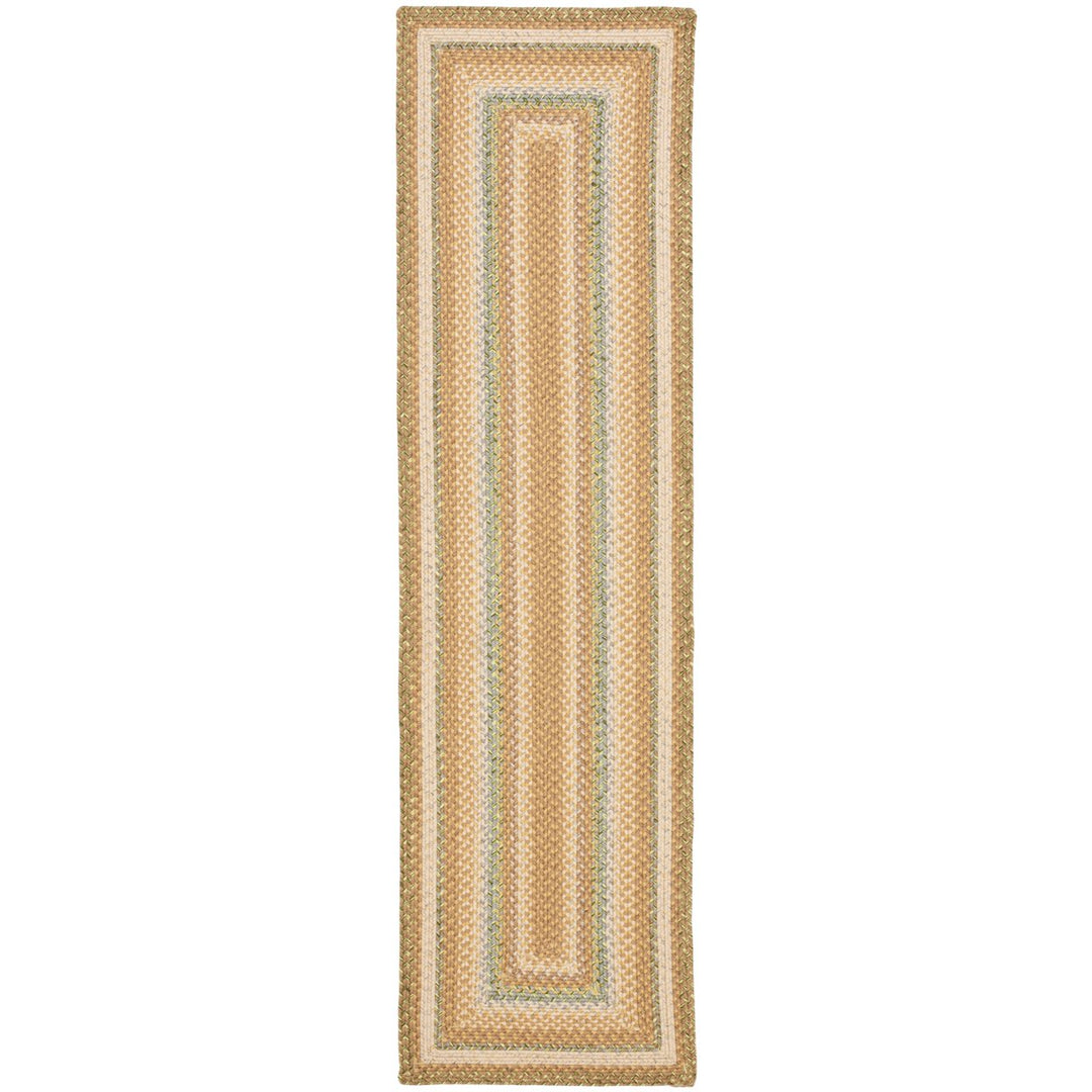 SAFAVIEH BRD314A Braided Tan / Multi Image 1