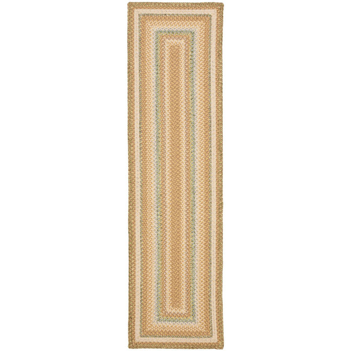 SAFAVIEH BRD314A Braided Tan / Multi Image 1