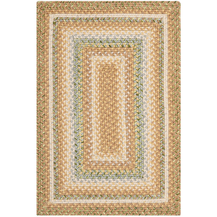 SAFAVIEH BRD314A Braided Tan / Multi Image 1