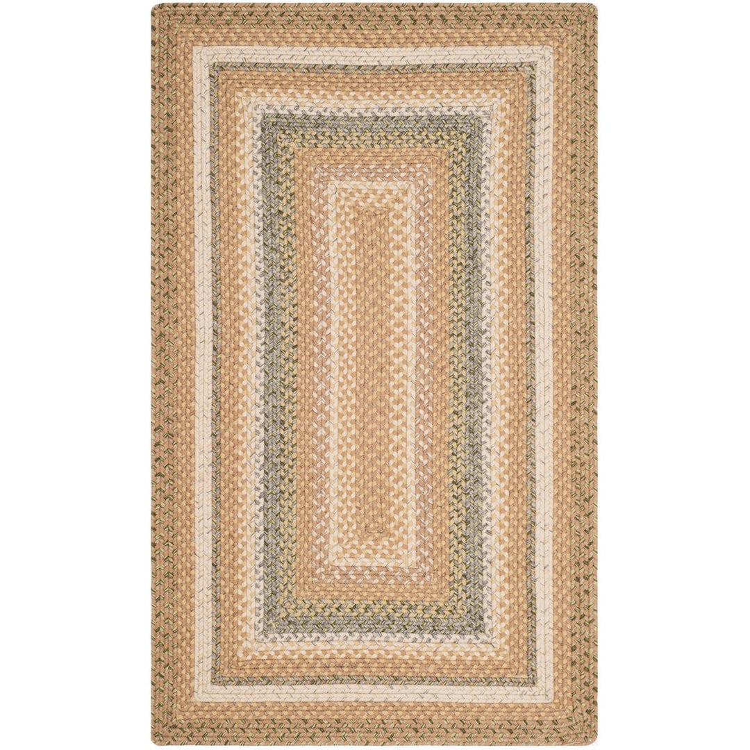 SAFAVIEH BRD314A Braided Tan / Multi Image 1