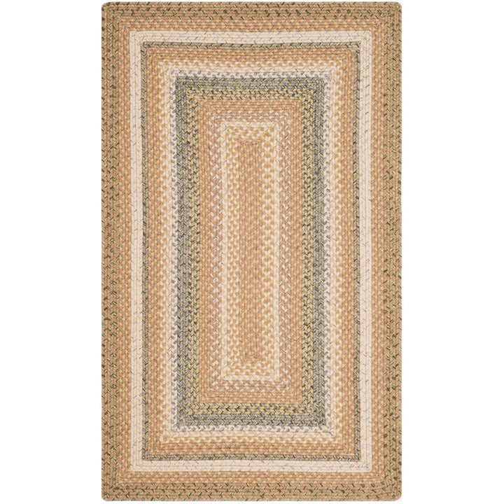 SAFAVIEH BRD314A Braided Tan / Multi Image 1