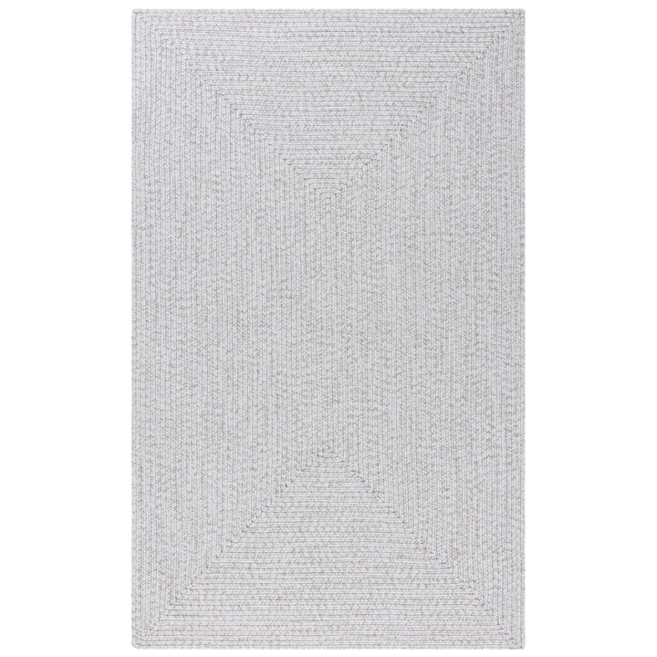 SAFAVIEH Braided BRD315F Handwoven Silver / Grey Rug Image 5