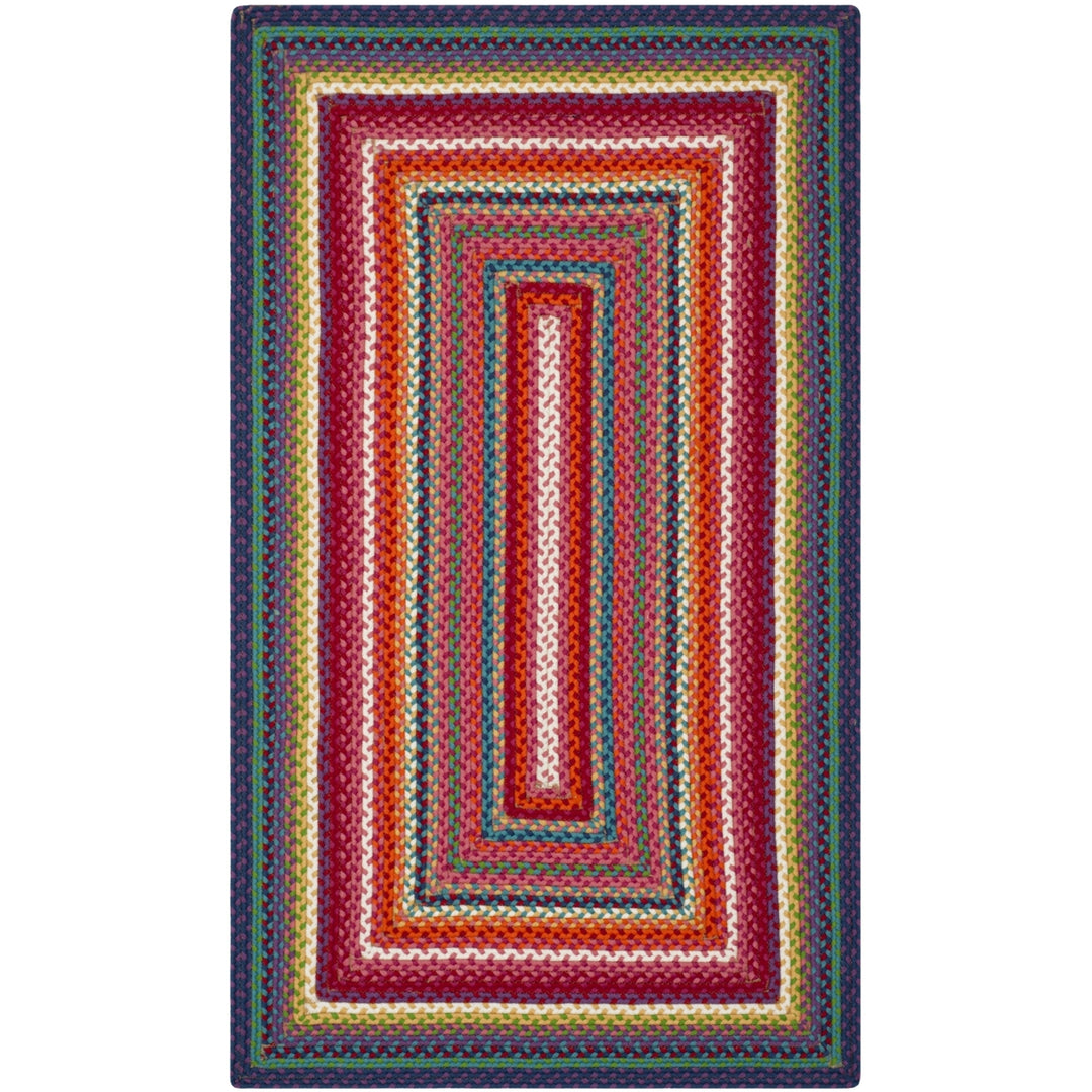 SAFAVIEH Braided Collection BRD316A Handwoven Multi Rug Image 4