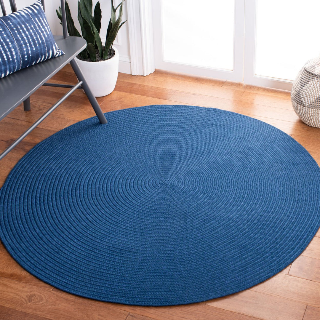 SAFAVIEH Braided Collection BRD315M Handwoven Blue Rug Image 8