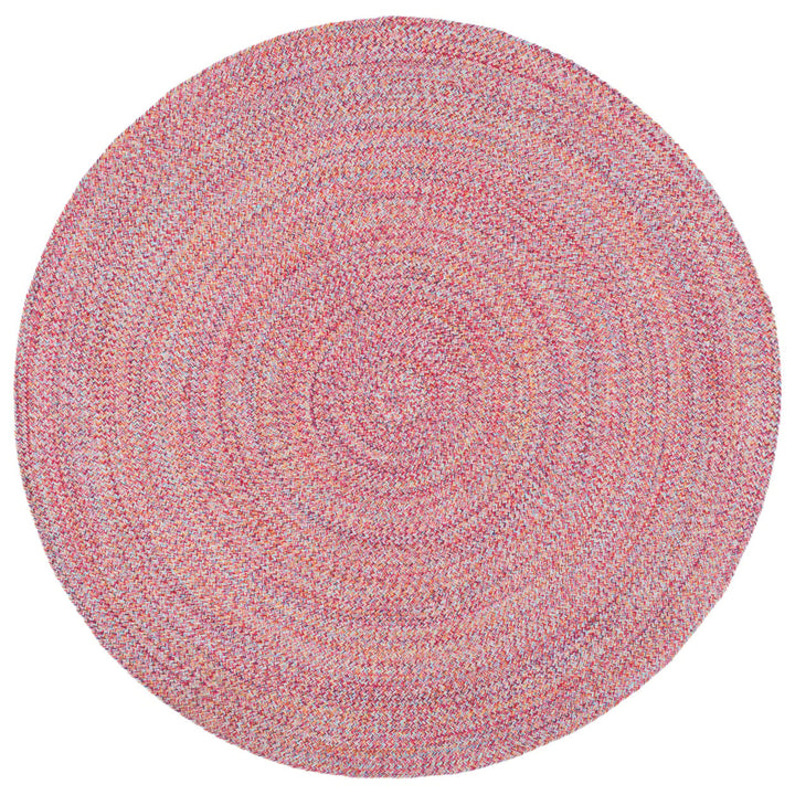 SAFAVIEH Braided BRD351U Handwoven Pink / Yellow Rug Image 1