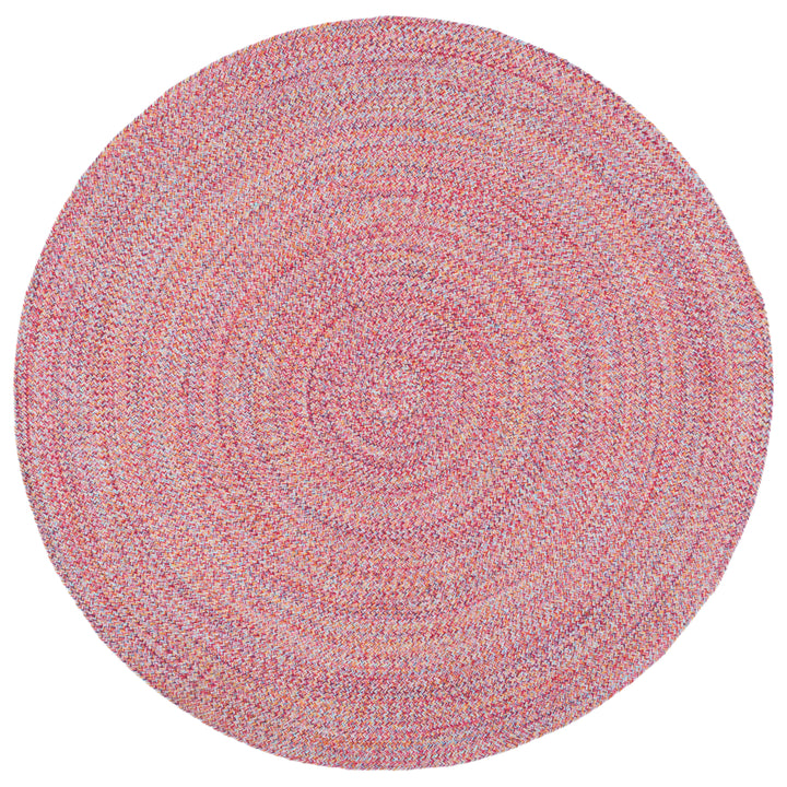 SAFAVIEH Braided BRD351U Handwoven Pink / Yellow Rug Image 6