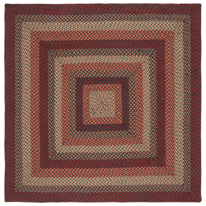 SAFAVIEH Braided BRD651Z Handwoven Brown / Rust Rug Image 6